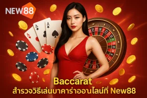 Baccarat - สำรวจวิธีเล่นบาคาร่าออนไลน์ที่ New88